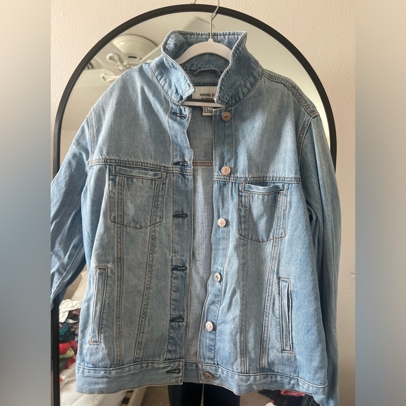 Forever 21 Classic Blue Denim Jacket - Picture 1 of 1